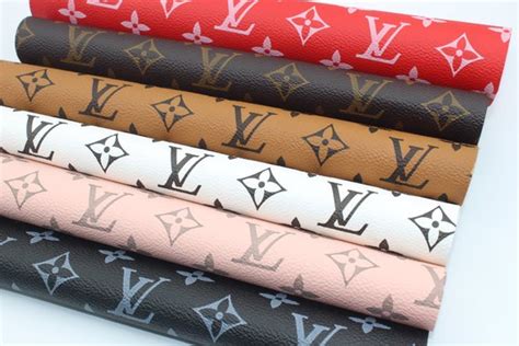 louis vuitton faux leather fabric|Louis Vuitton faux leather sheets.